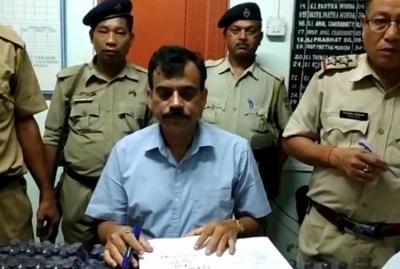 Police seized huge amount of contraband items at Boxanagar Police seized huge amount of contraband items at Boxanagar